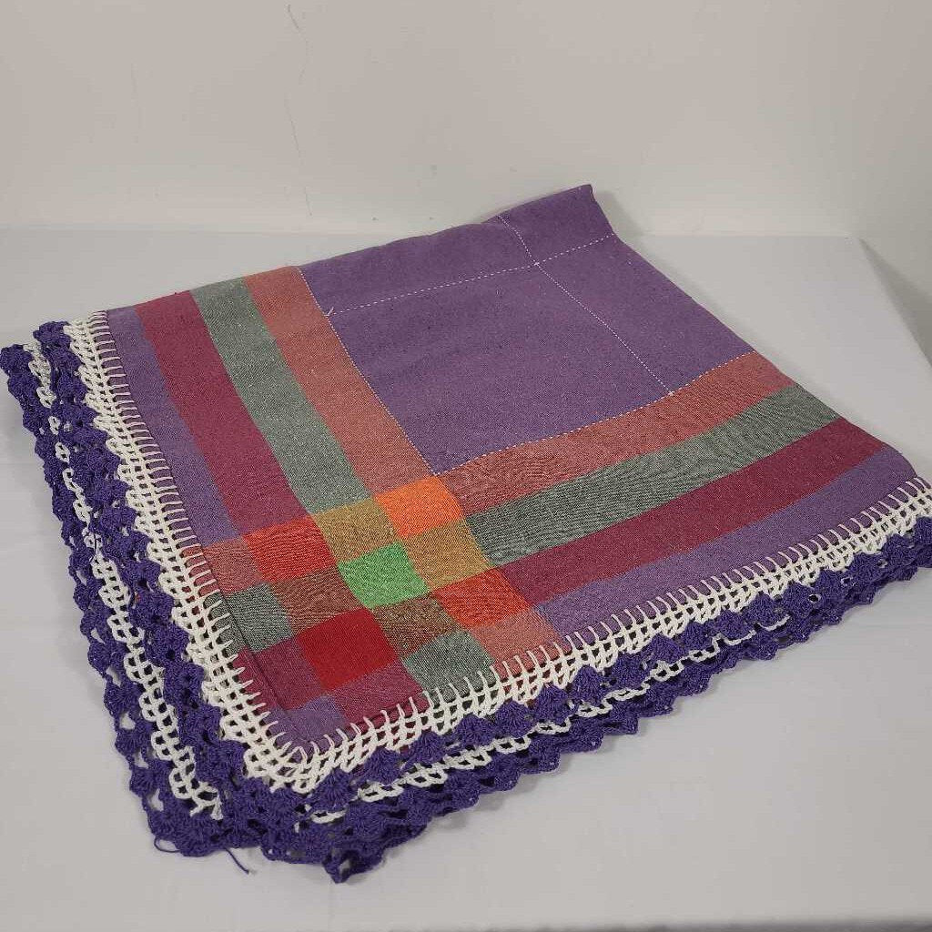 54"X68" PURPLE TABLECLOTH